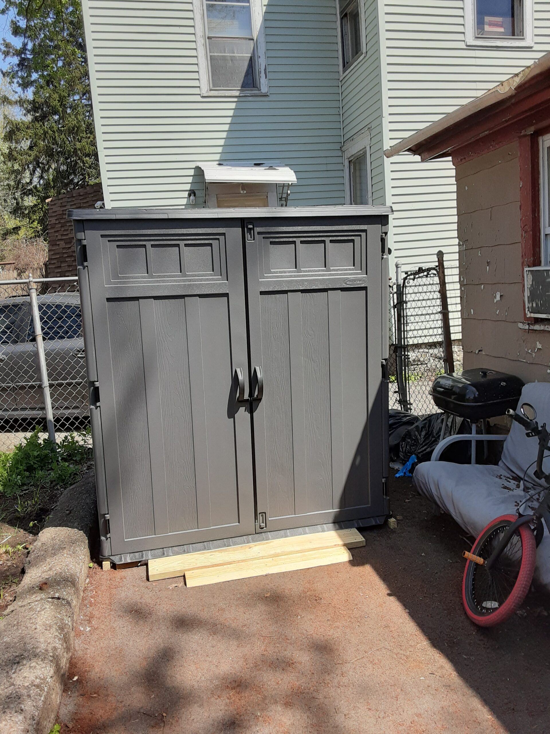 A New Shed and Railings